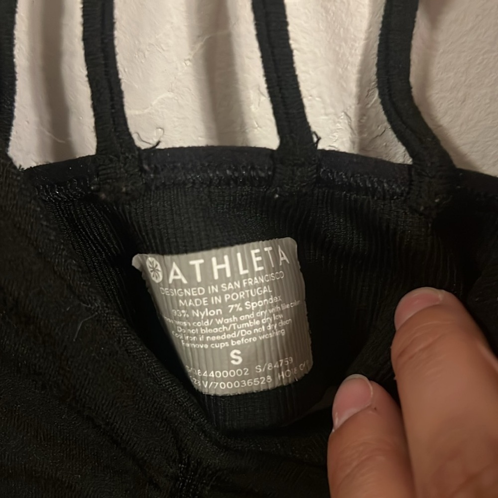 Athleta Black Strappy Bralette - Picture 2 of 4